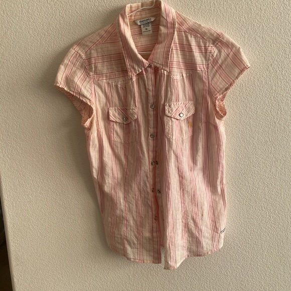 abercrombie western top with embroidery - as is - Picture 1 of 4